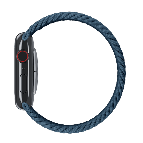 Abyss Blue Braided Solo Loop for Apple Watch iSTRAP