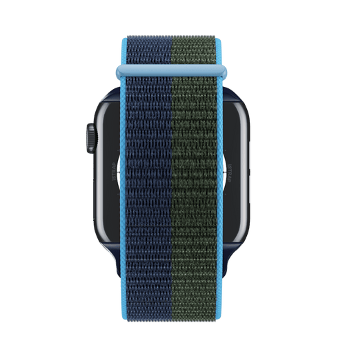 Abyss Blue/Moss Green Sport Loop for Apple Watch iSTRAP