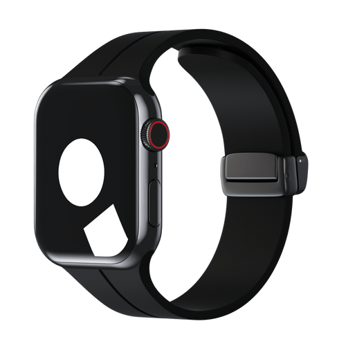 Black D-Buckle Sport Band for Apple Watch iSTRAP