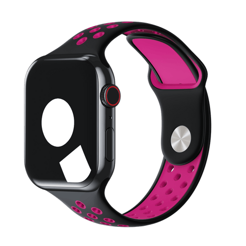Black/Pink Blast Sport Band Active for Apple Watch iSTRAP