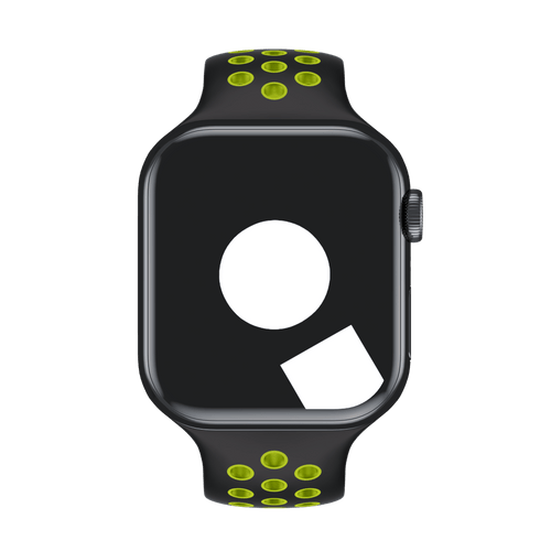 Black/Volt Sport Band Active for Apple Watch iSTRAP