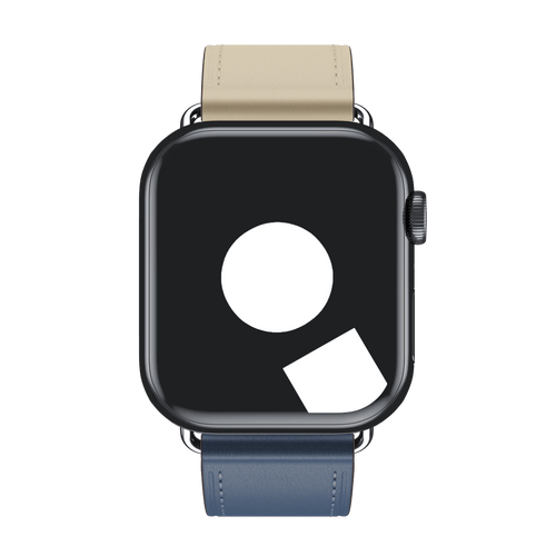 Bleu lin/Craie/Bleu du Nord Single Tour for Apple Watch iSTRAP