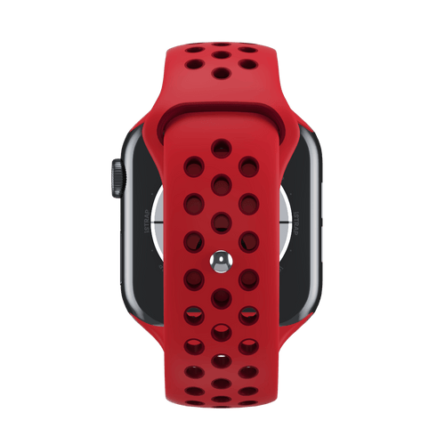 Bright Crimson/Gym Red Sport Band Active for Apple Watch iSTRAP