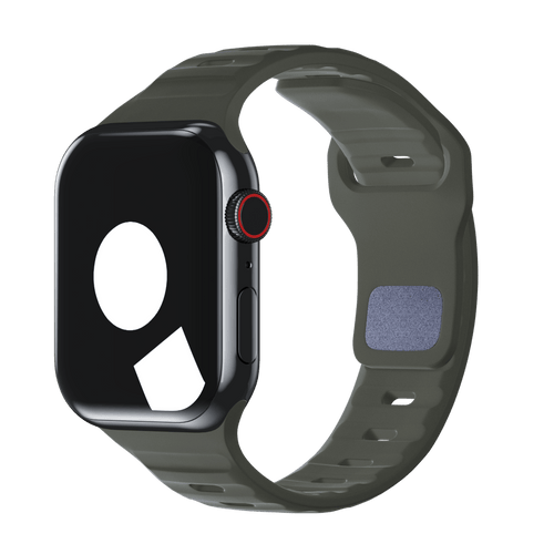 Dark Grey Sport Band Groove for Apple Watch iSTRAP
