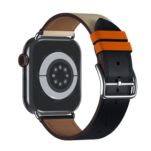 Indigo/Craie/Orange Single Tour for Apple Watch iSTRAP