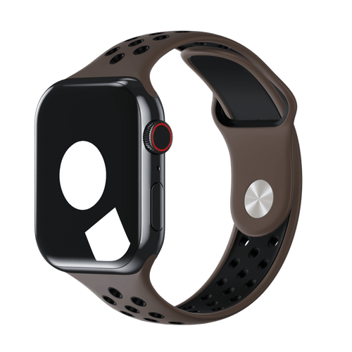 Ironstone/Black Sport Band Active for Apple Watch iSTRAP
