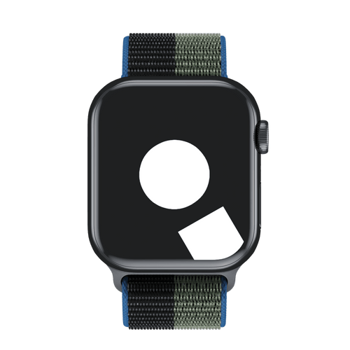 Midnight/Eucalyptus Sport Loop for Apple Watch iSTRAP