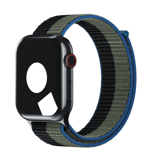 Midnight/Eucalyptus Sport Loop for Apple Watch iSTRAP