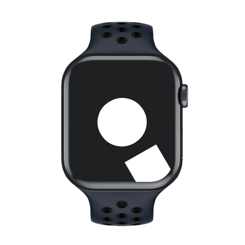 Obsidian/Black Sport Band Active for Apple Watch iSTRAP