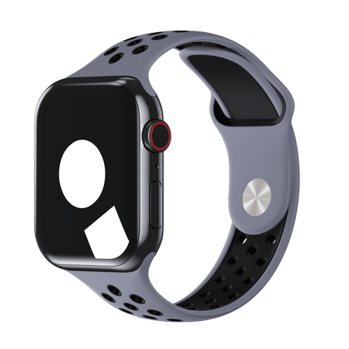 Obsidian Mist/Black Sport Band Active for Apple Watch iSTRAP