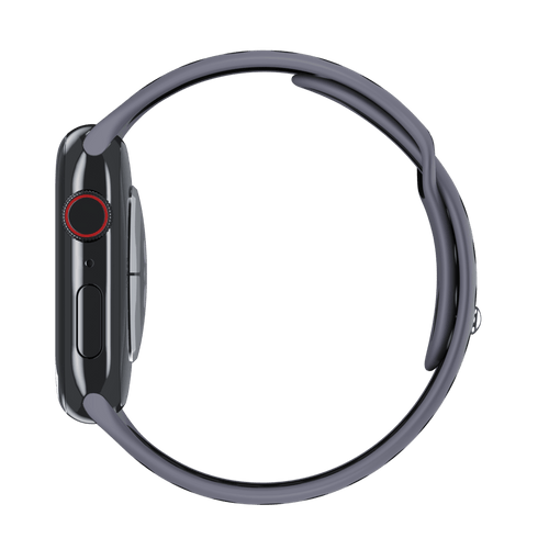 Obsidian Mist/Black Sport Band Active for Apple Watch iSTRAP