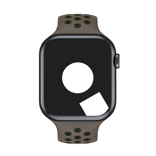 Olive Grey/Cargo Khaki Sport Band Active for Apple Watch iSTRAP
