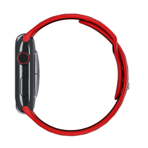 Red/Black Sport Band Active for Apple Watch iSTRAP