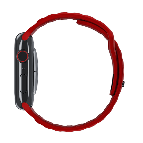 Red Sport Band Groove for Apple Watch iSTRAP