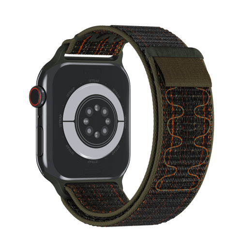 Sequoia/Orange Sport Loop Active for Apple Watch iSTRAP