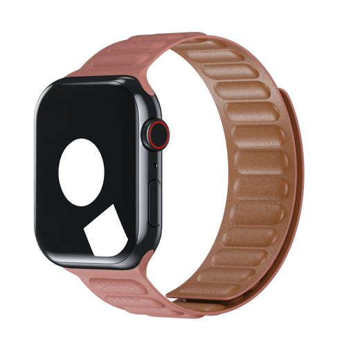 Soft Pink Leather Link for Apple Watch iSTRAP