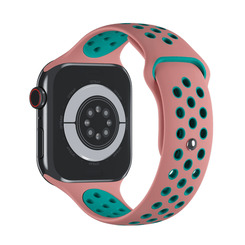 Vintage Rose/Marine Green Sport Band Active for Apple Watch iSTRAP