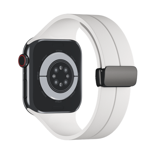 White D-Buckle Sport Band for Apple Watch iSTRAP