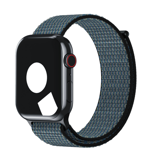 World Indigo/Lime Blast Sport Loop for Apple Watch iSTRAP