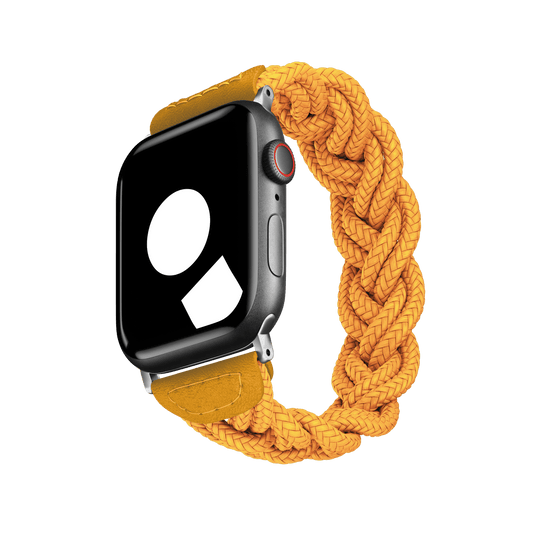 Yellow Twisted Solo Loop for Apple Watch
