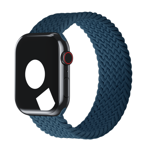 Abyss Blue Braided Solo Loop for Apple Watch