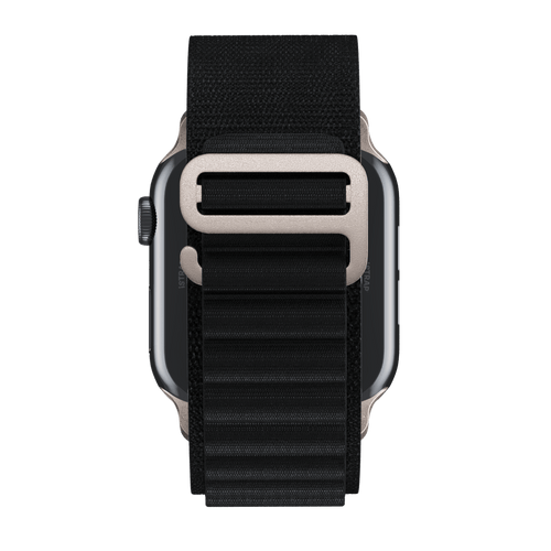 Black Alpine Loop for Apple Watch iSTRAP