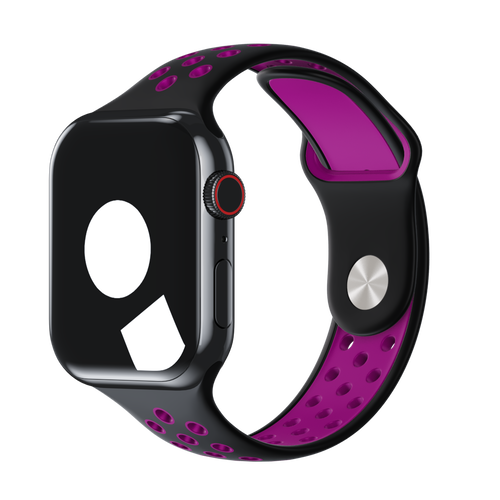 Black/Amethyst Sport Band Active for Apple Watch