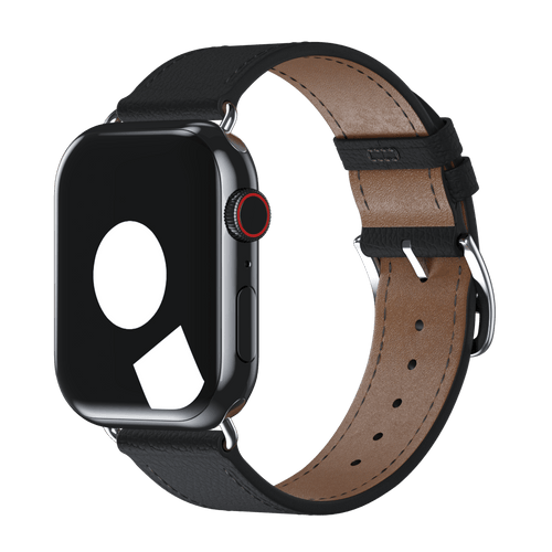 Black Epsom Single Tour for Apple Watch iSTRAP