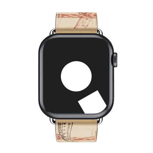 Blanc Allover Print Single Tour for Apple Watch iSTRAP