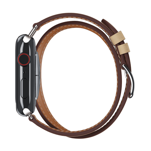 Blanc Attelage Double Tour for Apple Watch iSTRAP