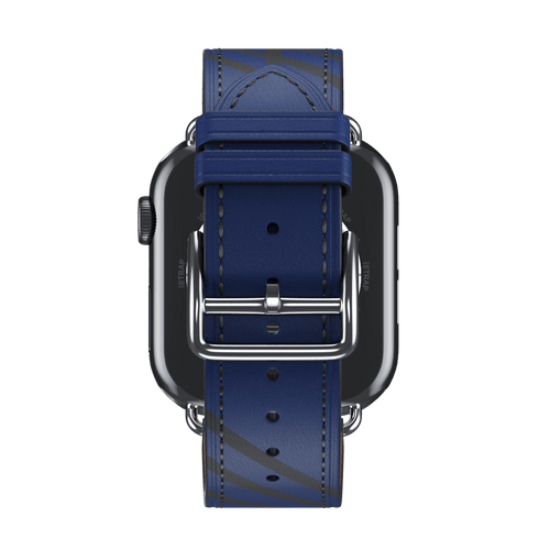 Bleu Saphir/Noir Single Tour for Apple Watch iSTRAP