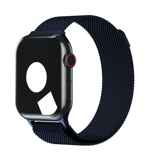 Blue Milanese Loop for Apple Watch