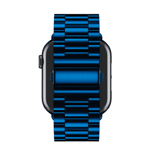 Blue Tri-Link Bracelet for Apple Watch iSTRAP