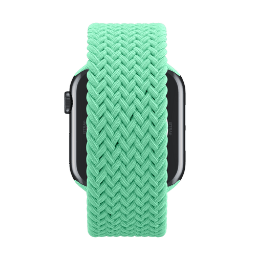 Bright Green Braided Solo Loop for Apple Watch iSTRAP