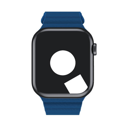 Cape Cod Blue Leather Loop for Apple Watch iSTRAP