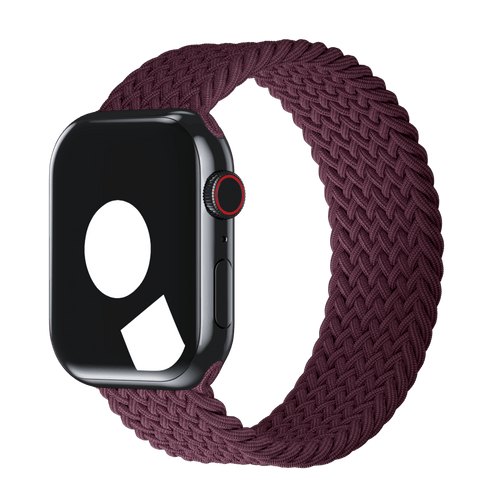 Dark Cherry Braided Solo Loop for Apple Watch iSTRAP