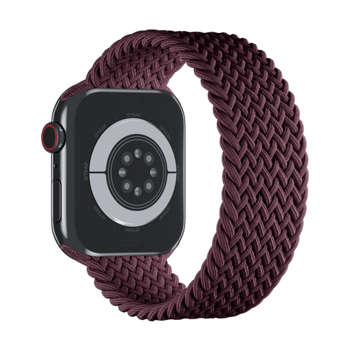 Dark Cherry Braided Solo Loop for Apple Watch iSTRAP