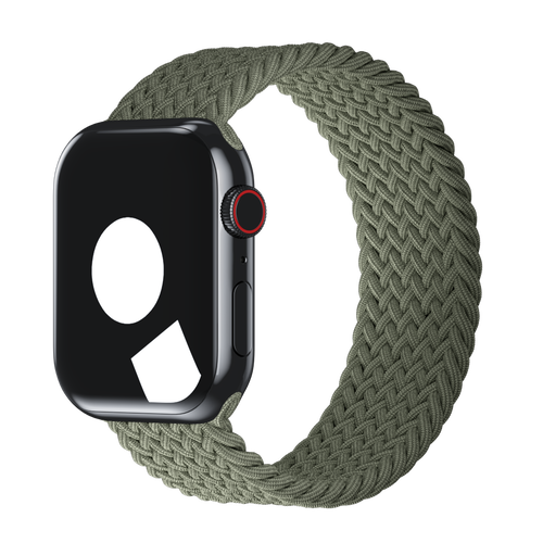 Inverness Green Braided Solo Loop for Apple Watch