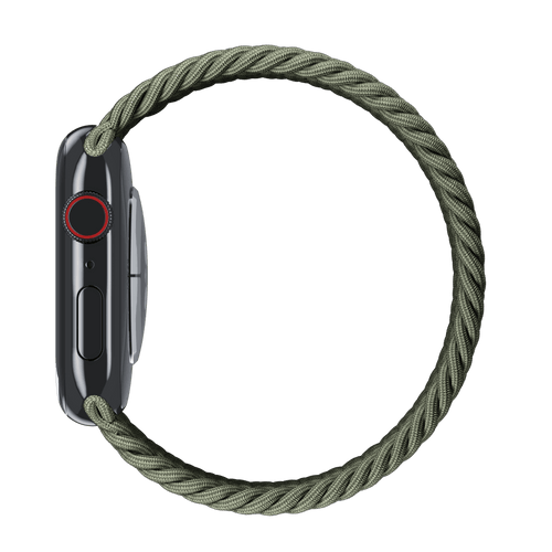 Inverness Green Braided Solo Loop for Apple Watch iSTRAP