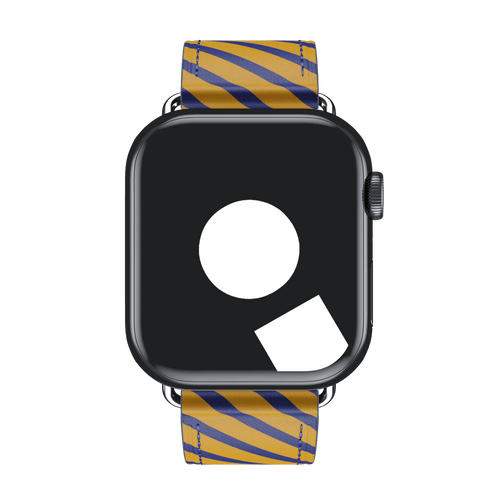 Jaune Ambre/Bleu Saphir Single Tour for Apple Watch iSTRAP