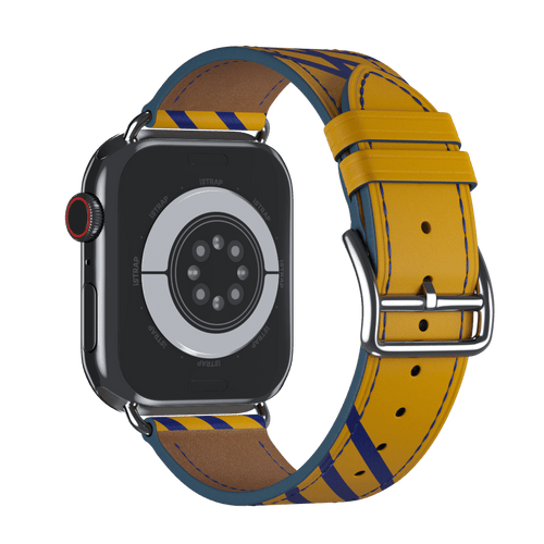 Jaune Ambre/Bleu Saphir Single Tour for Apple Watch iSTRAP