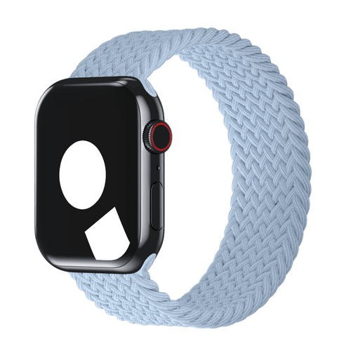 Light Blue Braided Solo Loop for Apple Watch iSTRAP