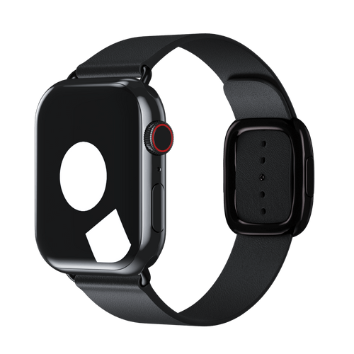 Midnight Black Modern Buckle for Apple Watch iSTRAP