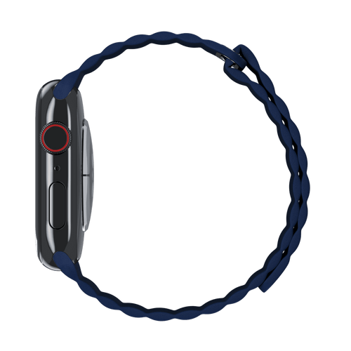 Midnight Blue Leather Loop for Apple Watch iSTRAP