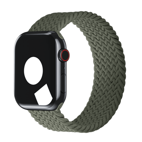 Olive Braided Solo Loop for Apple Watch iSTRAP