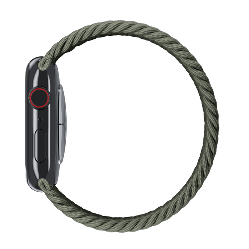 Olive Braided Solo Loop for Apple Watch iSTRAP