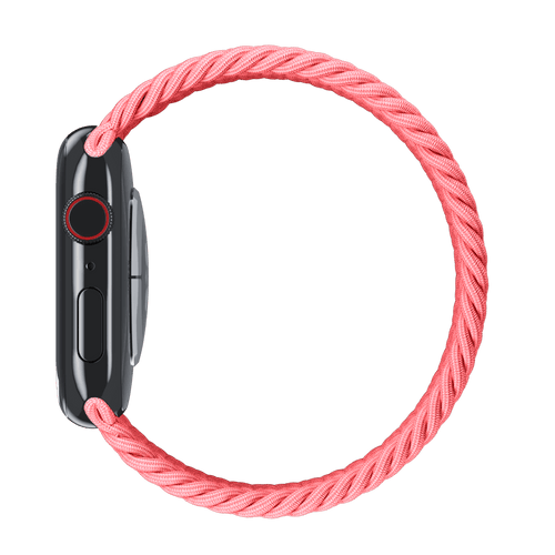 Pink Punch Braided Solo Loop for Apple Watch iSTRAP