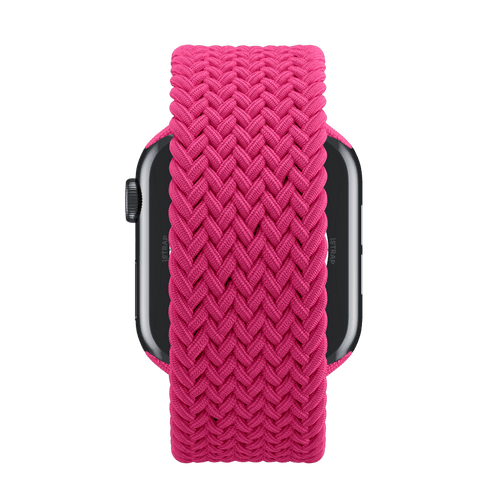 Raspberry Braided Solo Loop for Apple Watch iSTRAP