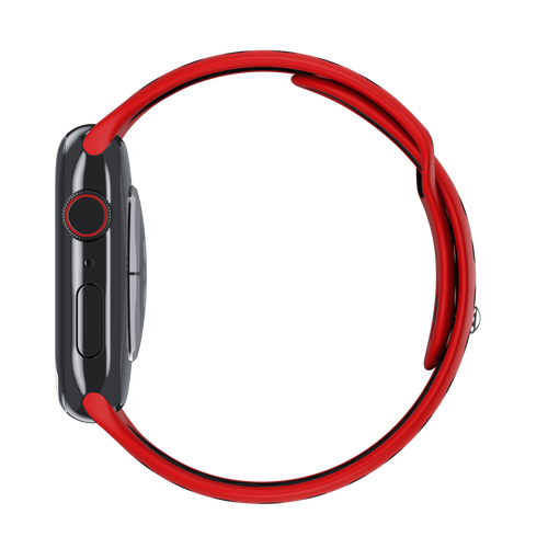 Red/Black Sport Band Active for Apple Watch