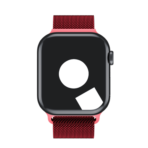 Red Milanese Loop for Apple Watch